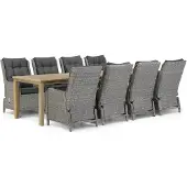 Garden Collections Kingston/Weston 300 cm dining tuinset 9-delig