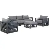 Santika Furniture Santika Jaya stoel-bank loungeset 6-delig
