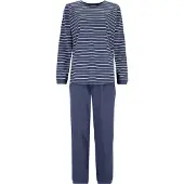 Hajo dames pyjama blauw met strepen | Maat 44/46