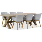 Hartman Sophie teak/Oregon 240 cm dining tuinset 7-delig