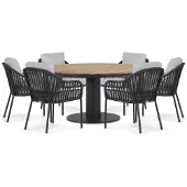 Coco Puerto/Salerno 160 cm dining tuinset 7-delig
