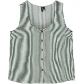 Vero Moda Blouse 'VMBumpy' pastelgroen / donkergroen