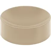 Clou Vale Opzetfontein 22cm Rond Keramiek - Mat Mosterd - 8717462013074 - Wastafels, Fonteinen, Opzetfonteinen