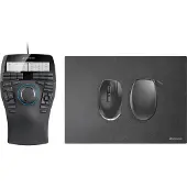 3DConnexion SpaceMouse Enterprise Kit 2 muis Kantoor Ambidextrous RF Wireless + USB Type-A 6DoF