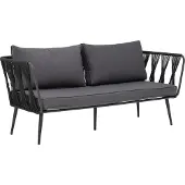 Bloomingville Pavone bank zwart - 82064276