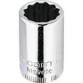 Facom doppen 1/4' 12 kant 1/4" 7/16 - RB.7/16