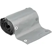 DeLOCK Cable protection sleeve with snap button fastener heat-resistant 2 m x 30 mm grey / black