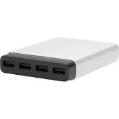 JustMobile AluCharge USB Oplader Zilver
