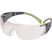 3M SecureFit 400 SF410AS Veiligheidsbril Zwart, Groen