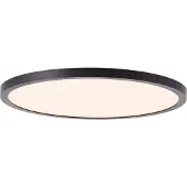 Brilliant Zwarte Plafonniere Tuco Ø 30cm