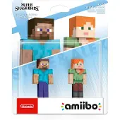 Pack 2 Figurines Amiibo Steve & Alex Série Super Smash Bros numéro 89