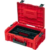 Qbrick PRO Technik Case 2.0 RED ULTRA HD Custom gereedschapskoffer 450 x 332 x 171 mm 12 l stapelbaar IP54 met opbergvak
