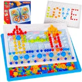 Madej Paddenstoel puzzel met koffer - 296 stukjes