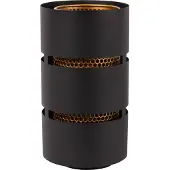 Lucide ROSAS - Tafellamp - Ø 16 cm - 1xE27 - Zwart