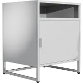 VCM Metalen nachtkastje Bijzettafel Draaideur Console Nachtkastje Flokas L