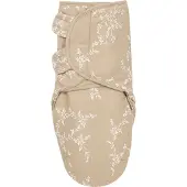 Meyco Baby Branches swaddlemeyco inbakerdoek gevoerd - sand - 0-3 maanden - 2.0 TOG