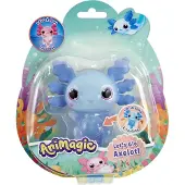 Goliath Animagic Let's Glo Axolotl Blauw - Speelfiguur - Lichtgevende Axolotl