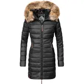 MARIKOO Wintermantel 'Rose' bruin / zwart