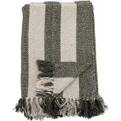 Bloomingville Jodina plaid gerecycled katoen groen