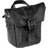 Wotancraft Pilot Travel Camera Bag 2L - black leather