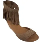 Minnetonka -ISABEL-SANDAL-KURK SOLE-SLEEHAK-TAUPE-39