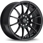König Dial In 15x7 4x100 ET35 Gloss Black