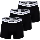 Ralph Lauren Boxershorts 'Classic' lichtgrijs / zwart / wit