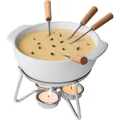 Boska Kaasfondueset Party Silver / White