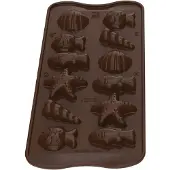 Silikomart Siliconen Mal 3D Chocolates Choco Friture