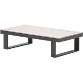 Garden Impressions gabon loungetafel 130 x 70 cm - donker grijs
