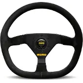 Momo MOD88 Steering Wheel 320 mm - Black Suede/Black Spokes