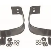 OMIX Rear Bumperettes Black 76-95 CJ & Wrangler YJ