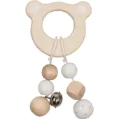 Goki Baby Bijtring: BEER H12cm, hout