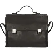 Harold's Ivy Aktentas Leer 41 cm laptopvak schwarz