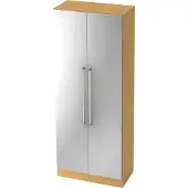 Hjh OFFICE PRO SIGNA G 7100 CE - Beuken/Zilver Hoogte van de map | 5 OH Kast Chrome metaal handgreep