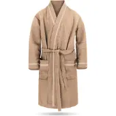 Normani Badjas kort beige