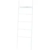 En.casa Kledingrek Øksnes ladderplank 160x50x27,5 cm wit []
