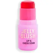 Revolution Jelly Blush Lip & Cheek Stain Liquid Lipstick 6 g Strawberry Pink