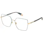 Furla Bril - - VFU875 - Metaal - Glanzend roségoud - Blauwe delen