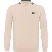 Jacey Quinn Trui beige gemêleerd / grijs