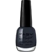 Faby nagellak Fearless dames 15 ml vegan donkergrijs
