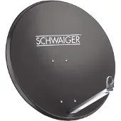 Schwaiger SPI998.1 Satellietschotel 75 cm Reflectormateriaal: Aluminium Antraciet