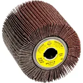 Klingspor Satijn afwerkrol SM 611 S 120 bruin Ø100xB100mm 19mm