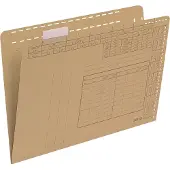Leitz Hangmappen Alpha Bruin Kraftkarton 31,5 x 23 cm 100 Stuks