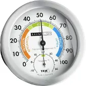 TFA-Dostmann Thermo- en hygrometer 45.2028 (Ø) 12 cm