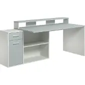 Trendteam Bureau CHESTER Gamingtafel met lowboard - werktafel afmetingen (B/D/H) 160/115/92 cm (2 stuks)