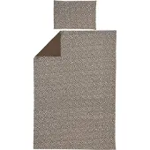 Meyco Home Cheetah/Uni dekbedovertrek eenpersoons - chocolate - 140x200/220cm
