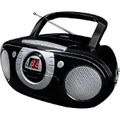 Soundmaster SCD5100SW - Boombox met FM-radio, CD- en cassettespeler, zwart