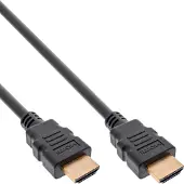 InLine gecertificeerde HDMI-kabel, Ultra High Speed HDMI 8K4K, mannetje / mannetje, zwart / goud, 2m