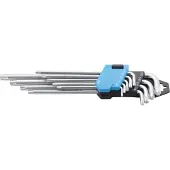 Bgs Hoeksleutelset extra lang T-profiel (voor Torx) T10 - T50 9 stuks. (T-profiel)
